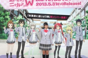 『這いよれ！ニャル子さんＷ』BD＆DVD1巻発売に向け、宣伝隊長・大坪由佳が秋葉原でPR！