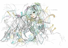 SmileRアルバムに、江端里沙が初音ミクを描き下ろし！ラフイメージカットが公開！