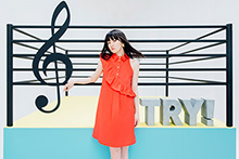 6月22日発売1stアルバム『TRY!』収録曲、ジャケット写真公開＆発売記念フリーイベント“KICK OFF!!”開催決定！7月9日開催の千菅春香DEBUT LIVE「FIRST TRY!」チケット特別先行受付中！