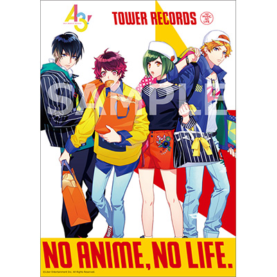 5月23日からタワーレコードで3大コラボ企画展開決定！NO ANIME, NO LIFE.vol.41“TOWER RECORDS・A3!”