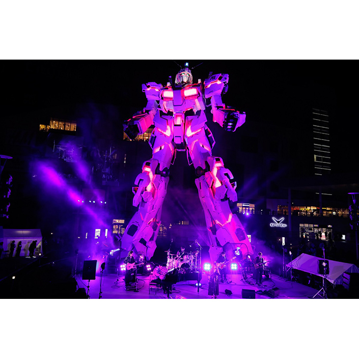 澤野弘之によるボーカルプロジェクトSawanoHiroyuki[nZk]が、お台場の「実物大ユニコーンガンダム立像」テーマソング「Cage」を書きおろし！スペシャルセレモニーにてライブ初披露！ - 画像一覧（4/4）
