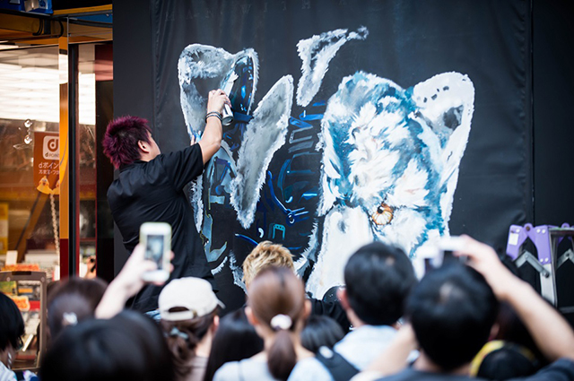 MAN WITH A MISSION、渋谷でライブペインティングによる新曲ジャケ写解禁！＆シングル内容詳細も発表！ - 画像一覧（5/11）