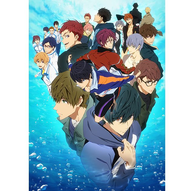 2018年7月放送『Free!-Dive to the Future-』メインキービジュアル