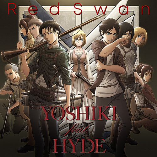 TVアニメ『進撃の巨人』OPテーマ「Red Swan」！アーティスト名は、YOSHIKI feat. HYDEに正式決定！YOSHIKIインスタグラムで「Red Swan」の楽曲と共にトレーラー映像初公開！ - 画像一覧（2/2）