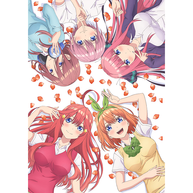 TVアニメ『五等分の花嫁』 のOPテーマは中野家の五つ子（花澤香菜・竹達彩奈・伊藤美来・佐倉綾音・水瀬いのり）、EDテーマは内田彩に決定！ - 画像一覧（1/3）