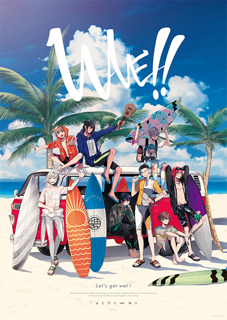 話題のサーフィン×イケメン企画『WAVE!!』テーマソングCD、ユニット