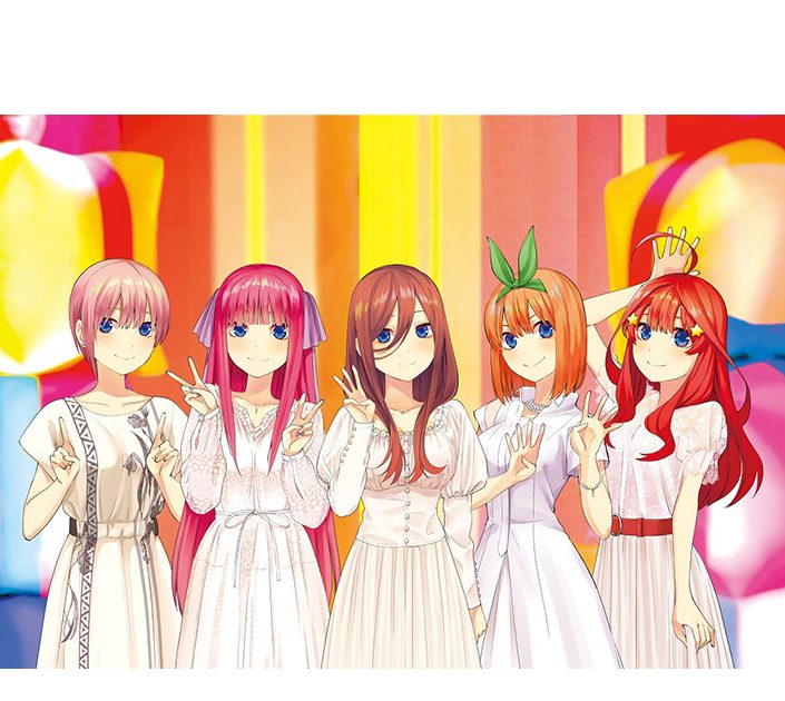 五等分の花嫁』中野家の五つ子が歌うキャラソンシングルを2020年3月に