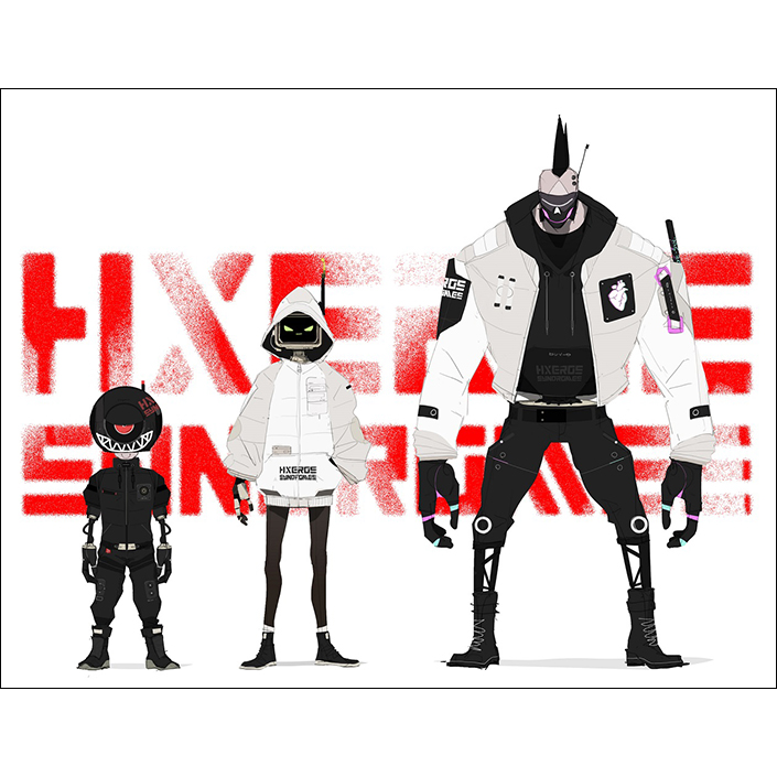 BURNOUT SYNDROMESプロデュースのスペシャルユニット「HXEROS SYNDROMES」、8月26日 1st single「Wake Up H×ERO! feat.炎城烈人(CV:松岡禎丞)」リリース！ - 画像一覧（1/3）