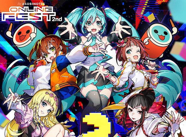 バーチャル空間×オンラインライブによる年越しイベント「ASOBINOTES ONLINE FEST 2nd」開催！「パックマン」「アイドルマスター」「電音部」「鉄拳」等に加え「初音ミク」「東方プロジェクト」も参加決定！