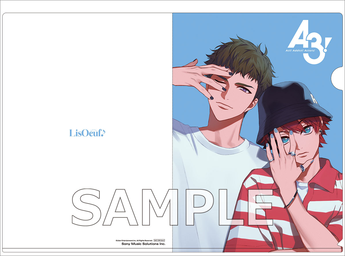 6月6日発売の「LisOeuf♪vol.26」の表紙と法人特典を公開！冨士原 良の描き下ろしによる『A3!』の七尾太一と高遠 丞のイラストを使用！ - 画像一覧（3/4）