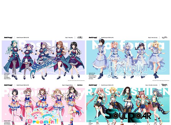 「BanG Dream!」より、Poppin’Party、Roseliaなどの単独ライブをエムオン!で放送決定！