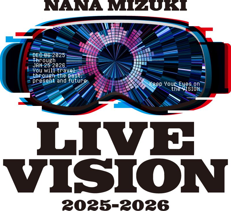 水樹奈々、「NANA MIZUKI LIVE VISION 2025-2026」メインビジュアル