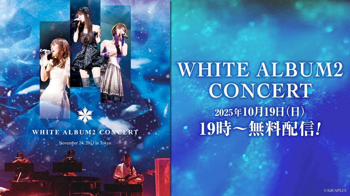 WHITE ALBUM2 CONCERT」（2013年11月24日開催）のコンサート映像を2025