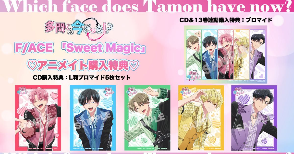 TVアニメ『多聞くん今どっち！？』、波多野 翔、千葉翔也、畠中 祐、天