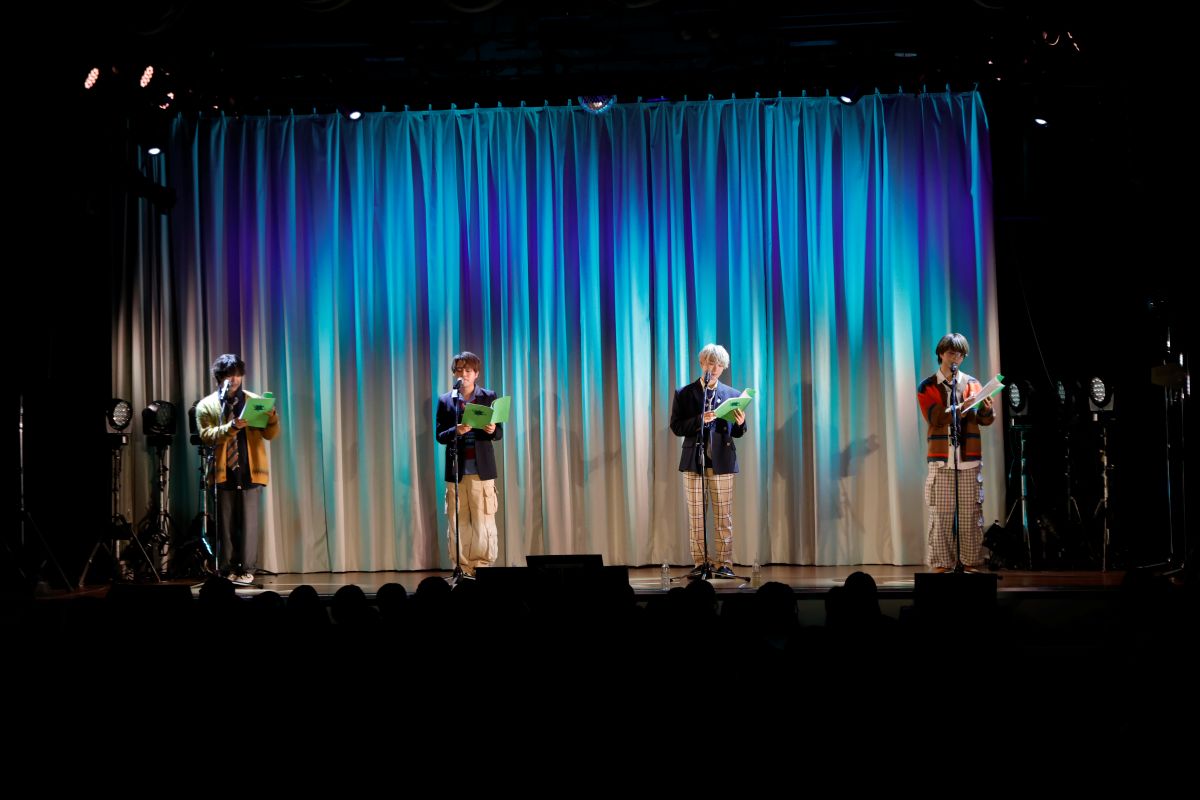 SparQlew、ファンミーティングのイベントレポートが到着！上村祐翔が台本を手掛けた朗読の披露やMV初公開、ユニット初のフォトブック発売をファンに直接発表！