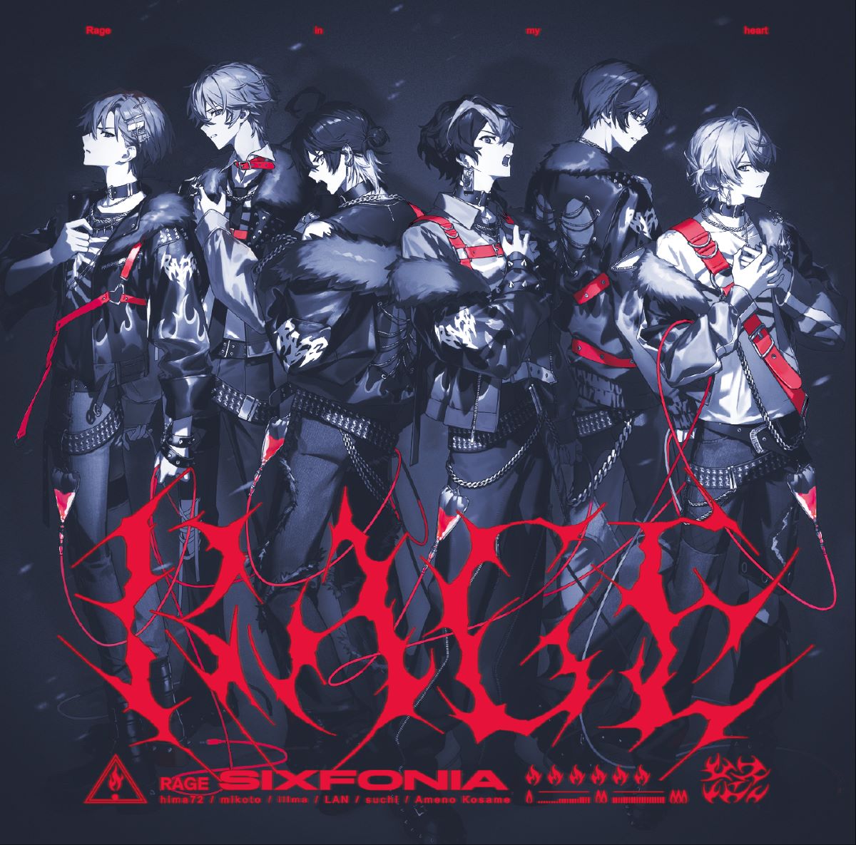 2.5次元タレントグループ・シクフォニ、2ndシングル「RAGE」4月8日発売決定！ - 画像一覧（5/7）