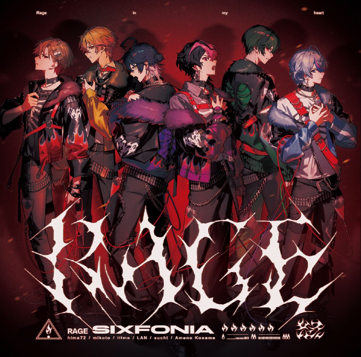 2.5次元タレントグループ・シクフォニ、2ndシングル「RAGE」4月8日発売決定！ - 画像一覧（4/7）