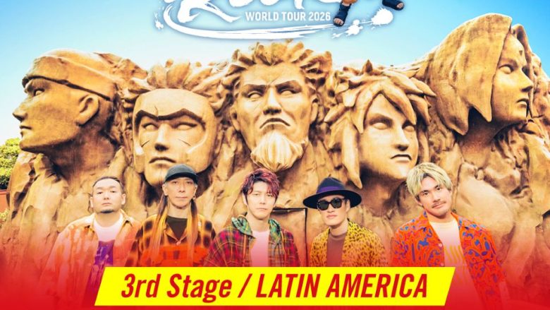 FLOW×NARUTOの最強タッグ、世界の熱狂を受け中南米へ！「FLOW WORLD TOUR 2026 “NARUTO THE ROCK” 中南米ツアー開催決定!!!