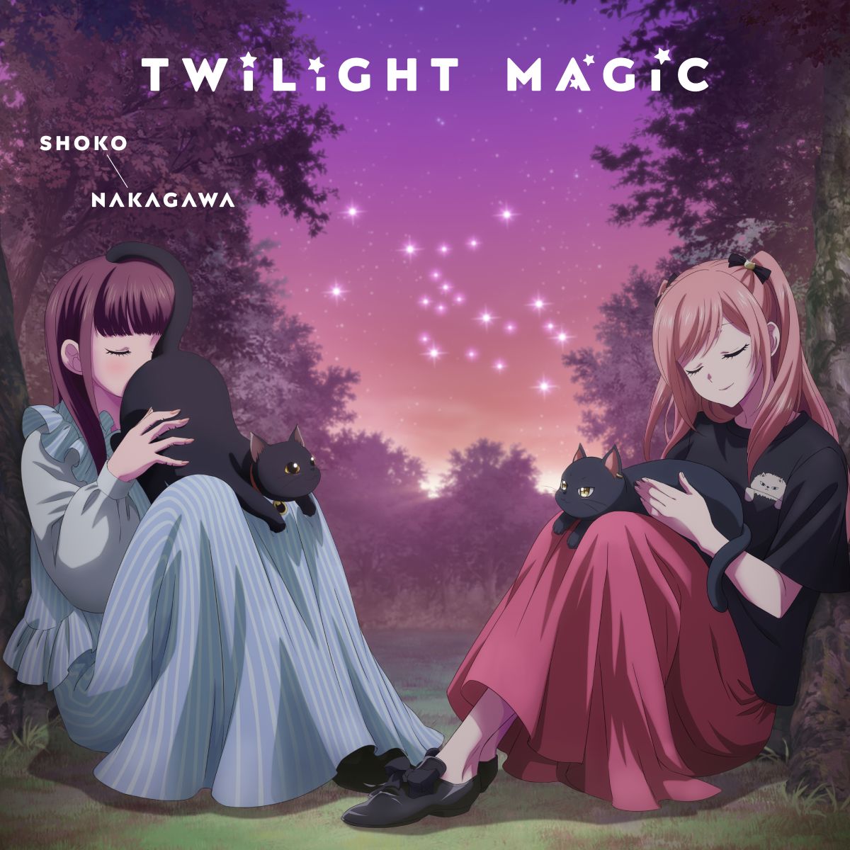 中川翔子、歌手デビュー20周年記念シングル「Twilight Magic」通常盤ジャケットは、TVアニメ『黒猫と魔女の教室』描きおろしイラストに！ - 画像一覧（6/6）