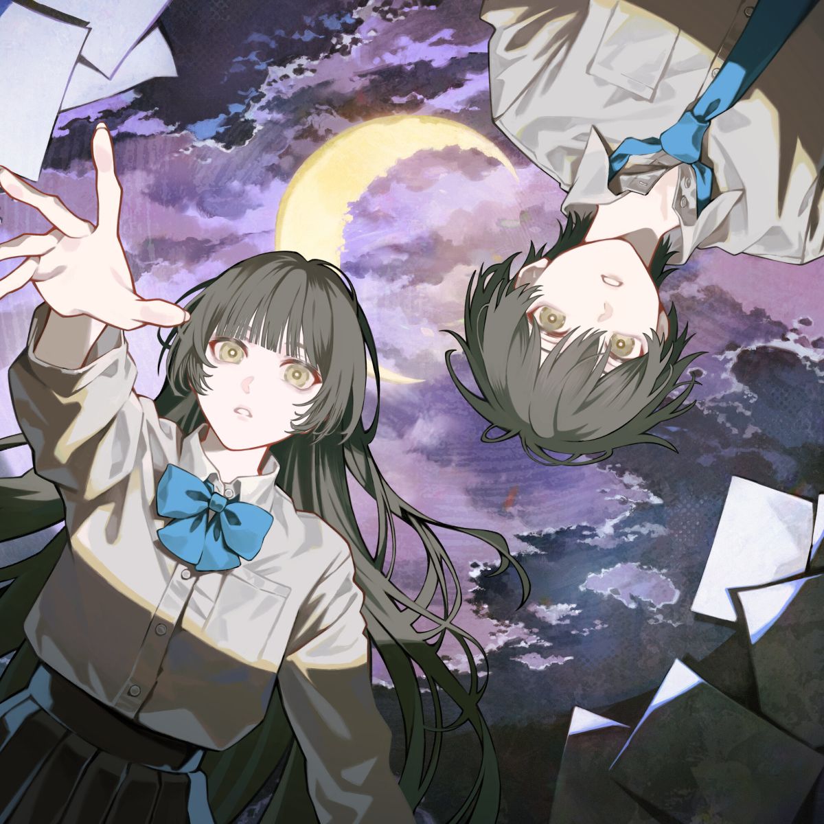 前代未聞の“小説→楽曲化”プロジェクトから、ユニット“月が綺麗じゃなくたって。”が、メジャーデビュー曲「月を詠む」を8月26日にデジタルリリース！ - 画像一覧（1/2）