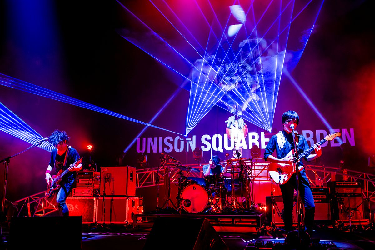 UNISON SQUARE GARDEN、映像作品『Revival Tour “Catcher In The Spy”』のジャケットアートワーク発表！