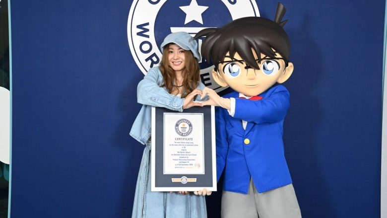 倉木麻衣×名探偵コナン、ギネス世界記録™ 認定証贈呈式「同じアーティストにより歌われたアニメシリーズのテーマソング最多数」ギネス世界記録を30作品に更新！