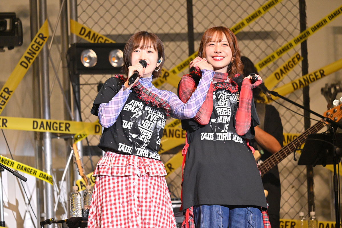 田所あずさとコラボ楽曲も披露！愛美初の企画ライブ「AIMI Presents 2MAN LIVE SHOW『A-GAME』」DAY1レポート！