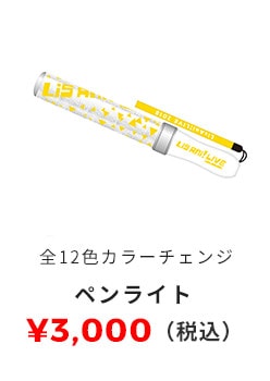 ペンライト 全12色カラーチェンジ 3,000円（税込）