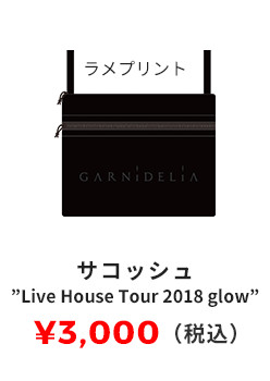 サコッシュ 'Live House Tour 2018 glow' 3,000円（税込）