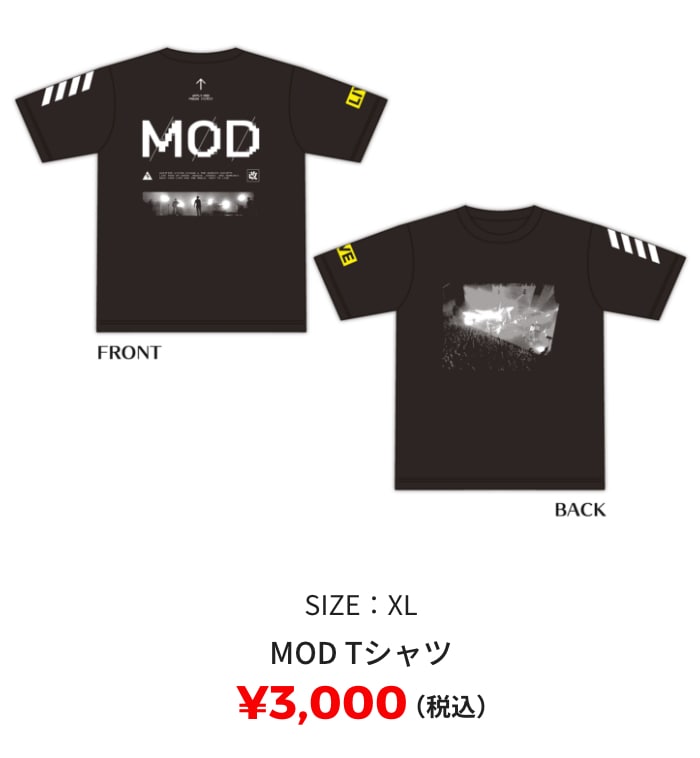 MOD Tシャツ ¥3,000(税込) SIZE: XL