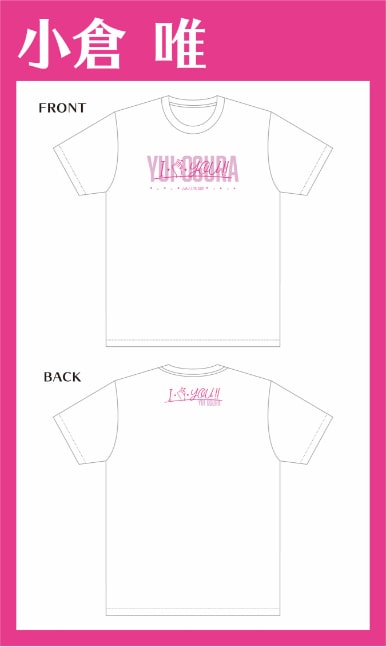 コラボTシャツ 小倉 唯