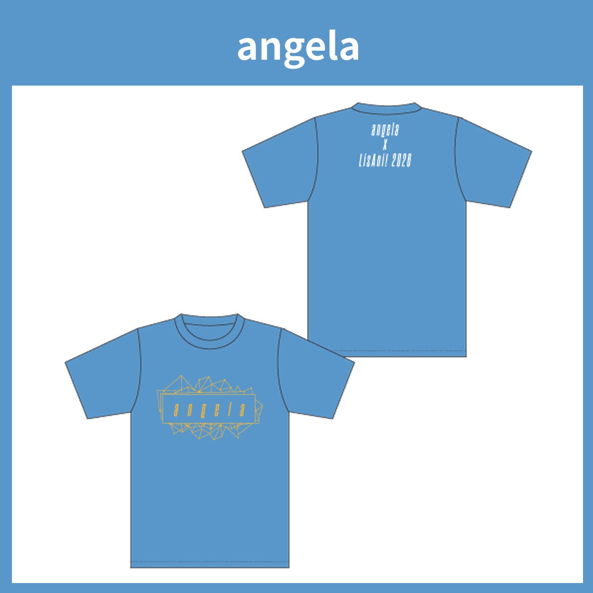 リスアニ！LIVE 2025 公式コラボTシャツ angela